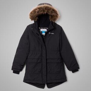 Columbia Nordic Strider II Insulated Omni-Tech Omni-Heat Faux Fur Hooded Jacket